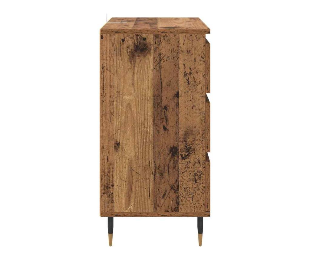 Служебен шкаф Старо дърво 60 x 35 x 70 cm Инженерно дърво - 6