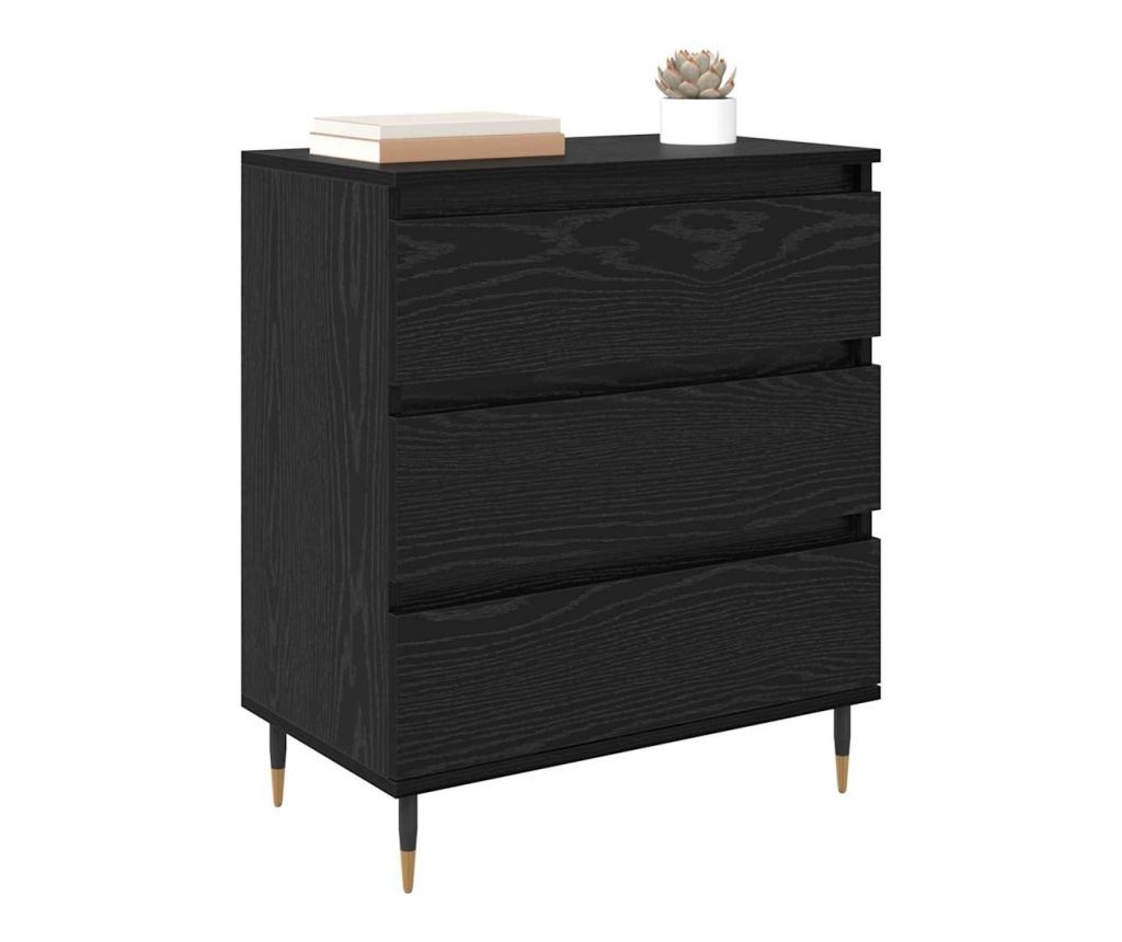 Служебен шкаф Черния дъб 60 x 35 x 70 cm Инженерно дърво - 3