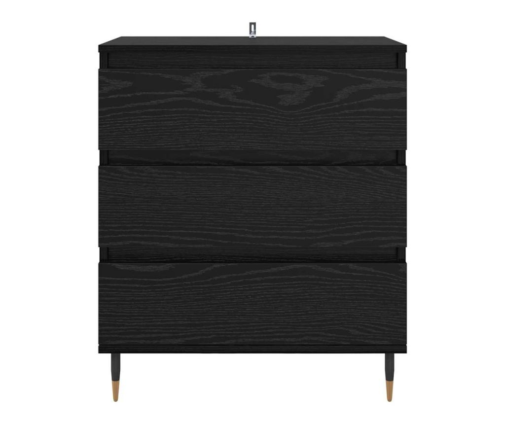 Служебен шкаф Черния дъб 60 x 35 x 70 cm Инженерно дърво - 4