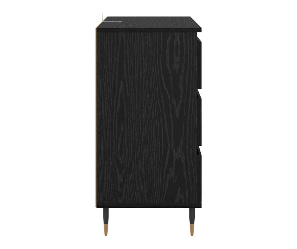 Служебен шкаф Черния дъб 60 x 35 x 70 cm Инженерно дърво - 6