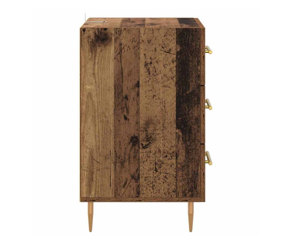 Нощен шкаф Старо дърво 40 x 40 x 66 см Инженерно дърво - 6