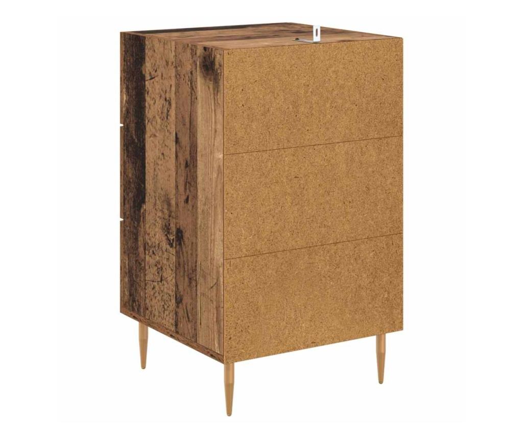 Нощен шкаф Старо дърво 40 x 40 x 66 см Инженерно дърво - 7