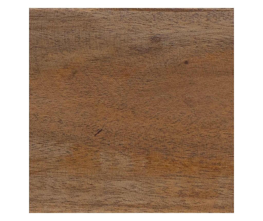 Закачалка Кафяво 50 x 10 x 14 см Масивно махагоново дърво - 8