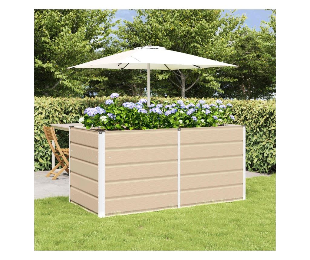 Кашпа Слонова кост 160 x 80 x 75 cm Стомана - 2