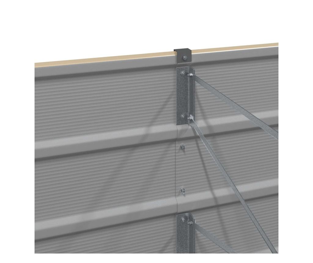 Кашпа Слонова кост 160 x 80 x 75 cm Стомана - 5