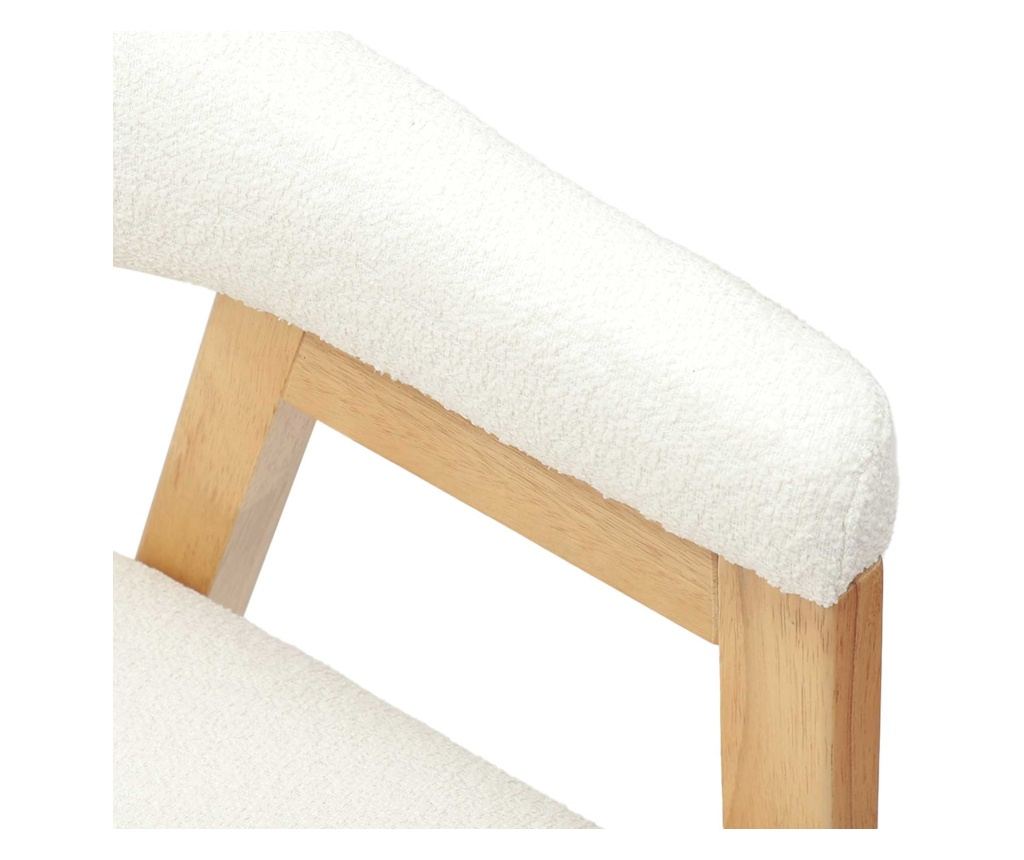 Обедени столове 2 pcs Естествен 54 x 57 x 73 см - 7