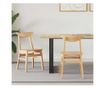 Обедени столове 2 pcs Естествен 42 х 47.5 х 81 см thumbnail 2