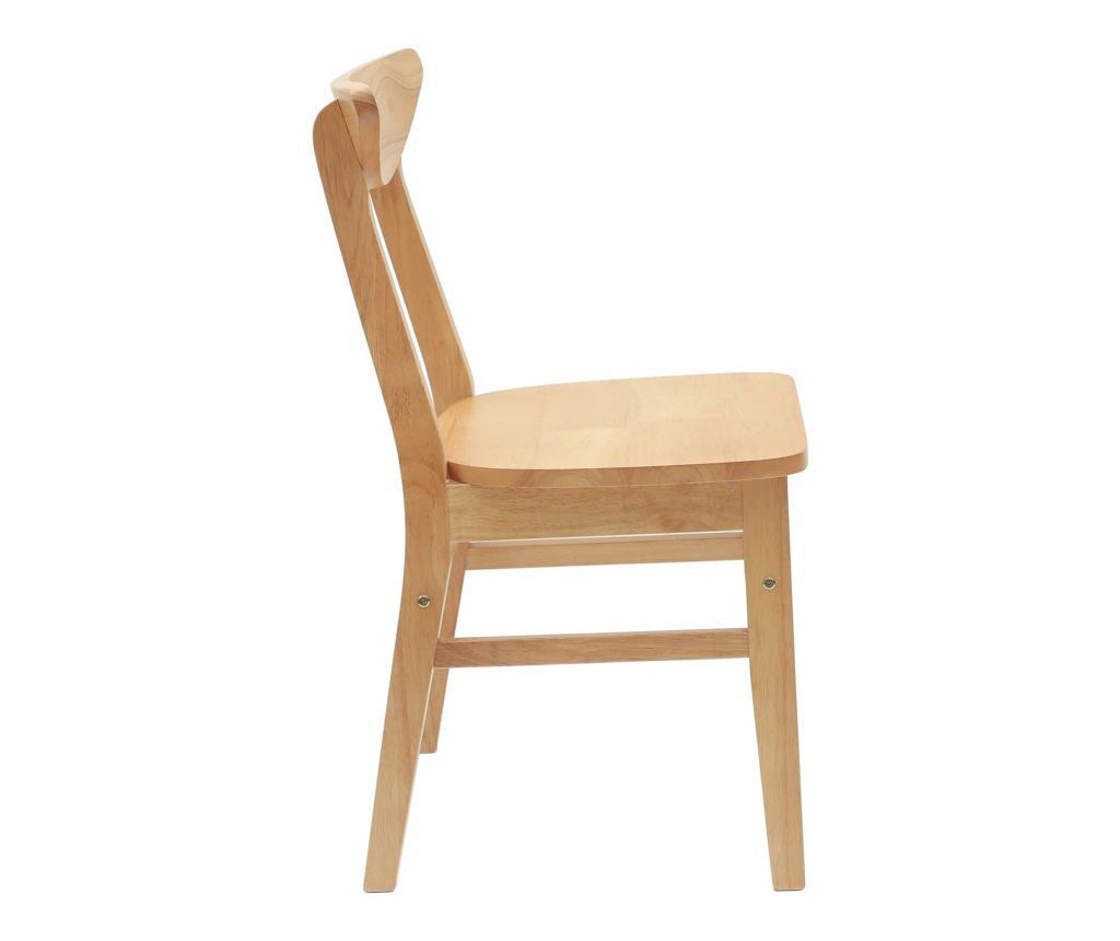 Обедени столове 2 pcs Естествен 42 х 47.5 х 81 см - 4