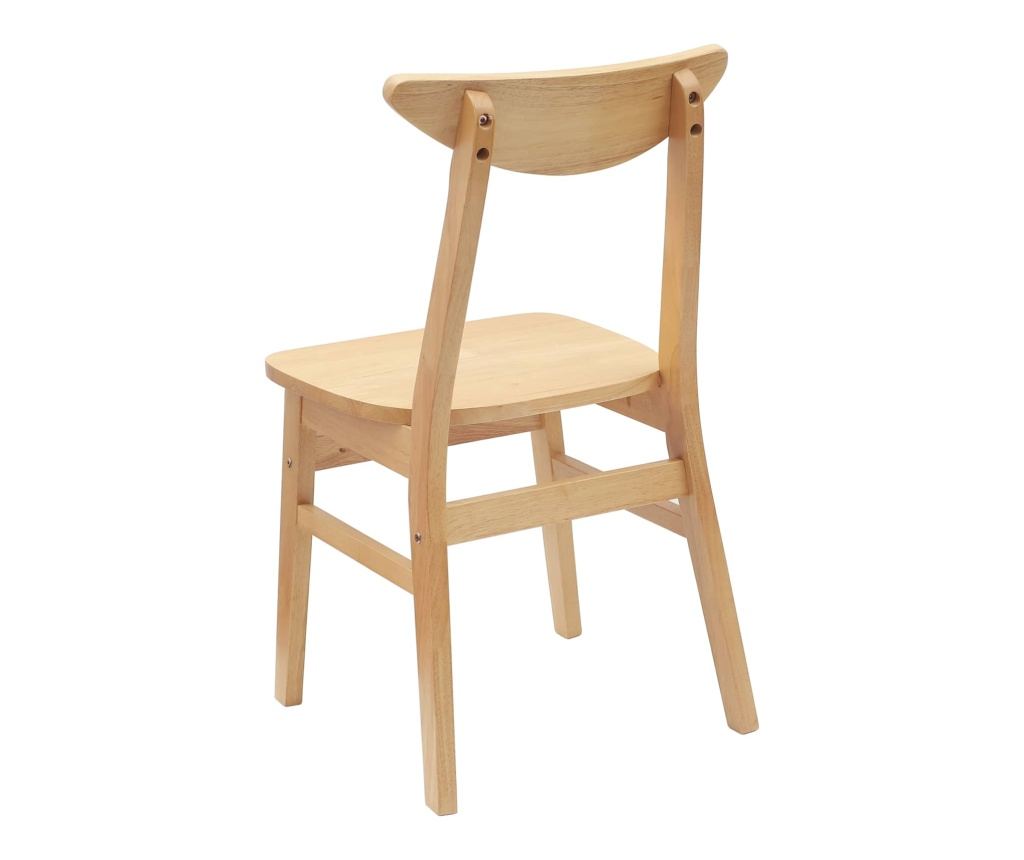 Обедени столове 2 pcs Естествен 42 х 47.5 х 81 см - 6