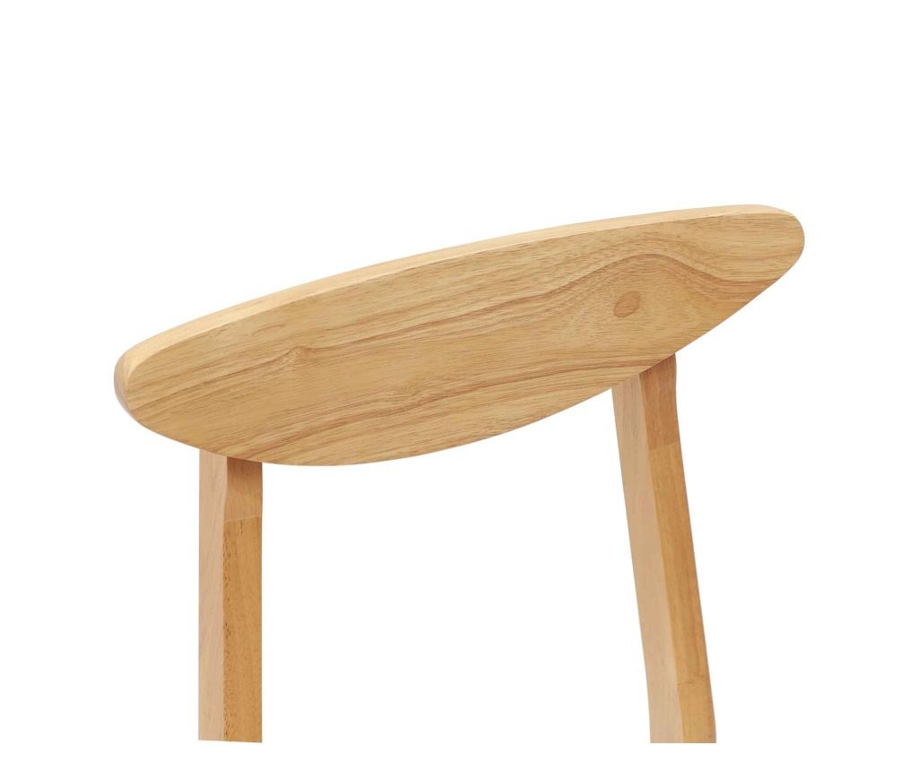 Обедени столове 2 pcs Естествен 42 х 47.5 х 81 см - 7