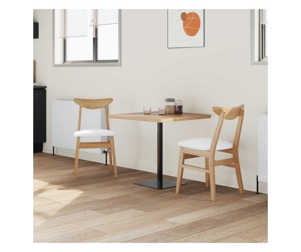 Обедени столове 2 pcs Естествен 42 х 47.5 х 81 см - 3