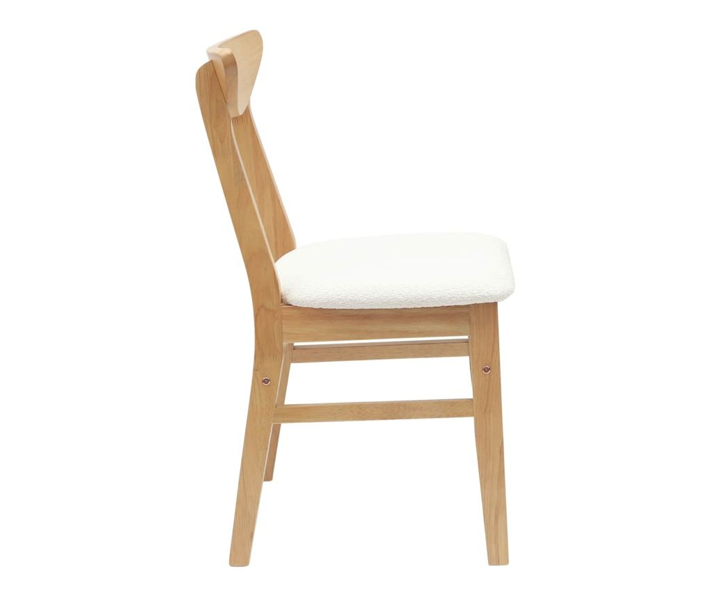 Обедени столове 2 pcs Естествен 42 х 47.5 х 81 см - 4