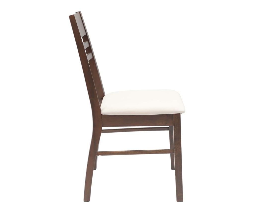 Обедени столове 2 pcs Светло кафяво 43 x 54 x 89 см - 4
