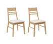 Обедени столове 2 pcs Естествен 43 x 54 x 89 см thumbnail 1