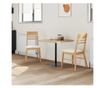 Обедени столове 2 pcs Естествен 43 x 54 x 89 см thumbnail 3
