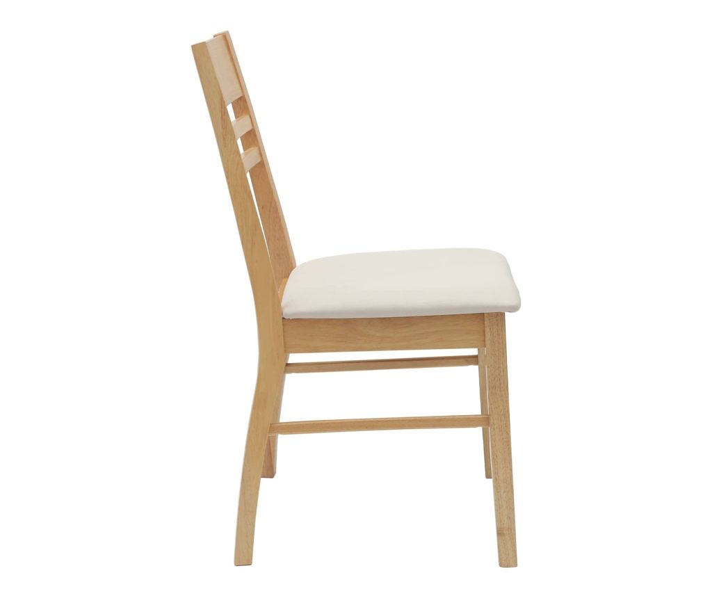 Обедени столове 2 pcs Естествен 43 x 54 x 89 см - 4