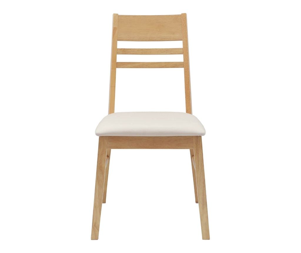 Обедени столове 2 pcs Естествен 43 x 54 x 89 см - 5