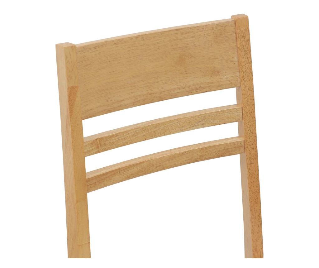 Обедени столове 2 pcs Естествен 43 x 54 x 89 см - 7