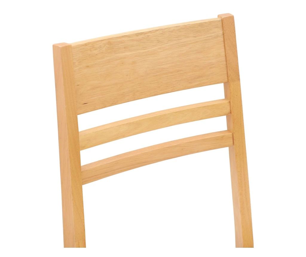 Обедени столове 2 pcs Естествен 43 x 54 x 89 см - 7