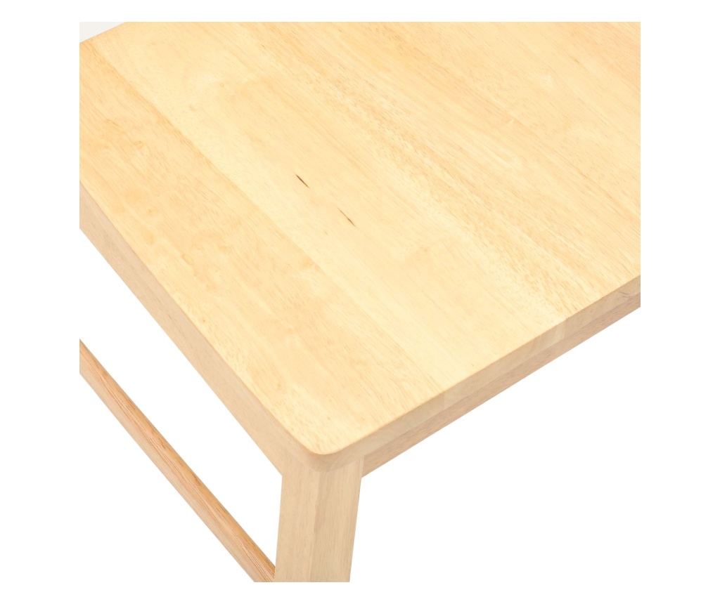 Обедени столове 2 pcs Естествен 43 x 54 x 89 см - 8