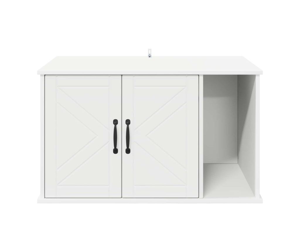 Къща за котки Бяло 85 x 55 x 50 см Инженерно дърво - 4