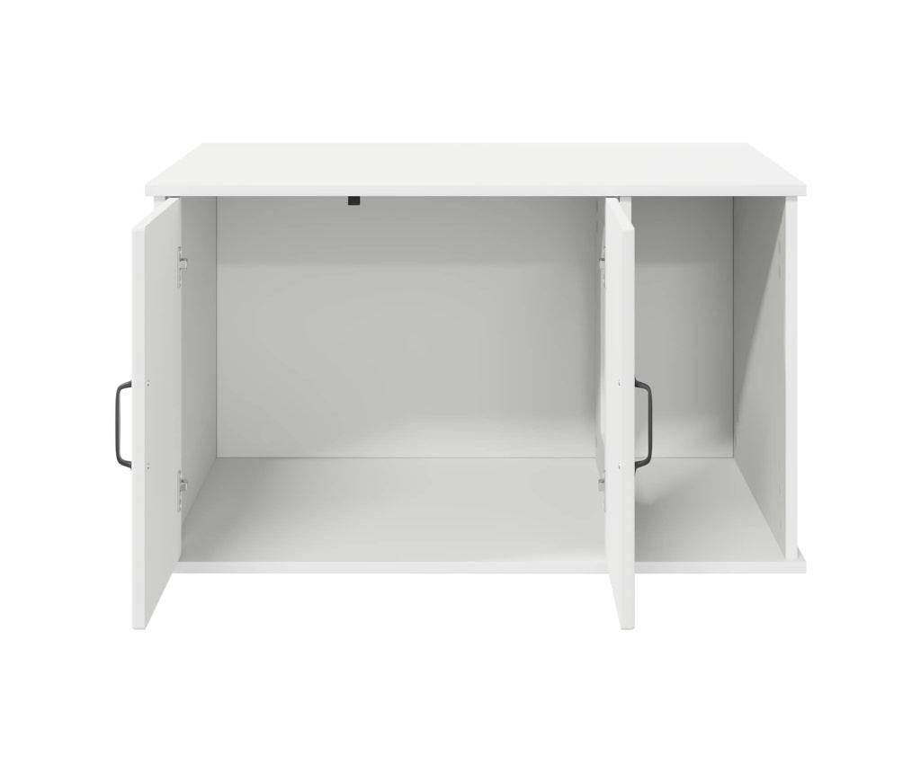 Къща за котки Бяло 85 x 55 x 50 см Инженерно дърво - 5