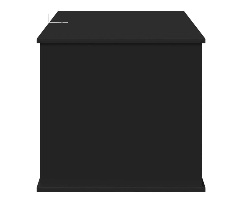 Къща за котки Черно 85 x 55 x 50 см Инженерно дърво - 6