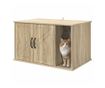 Къща за котки Сонома 85 x 55 x 50 см Инженерно дърво thumbnail 3