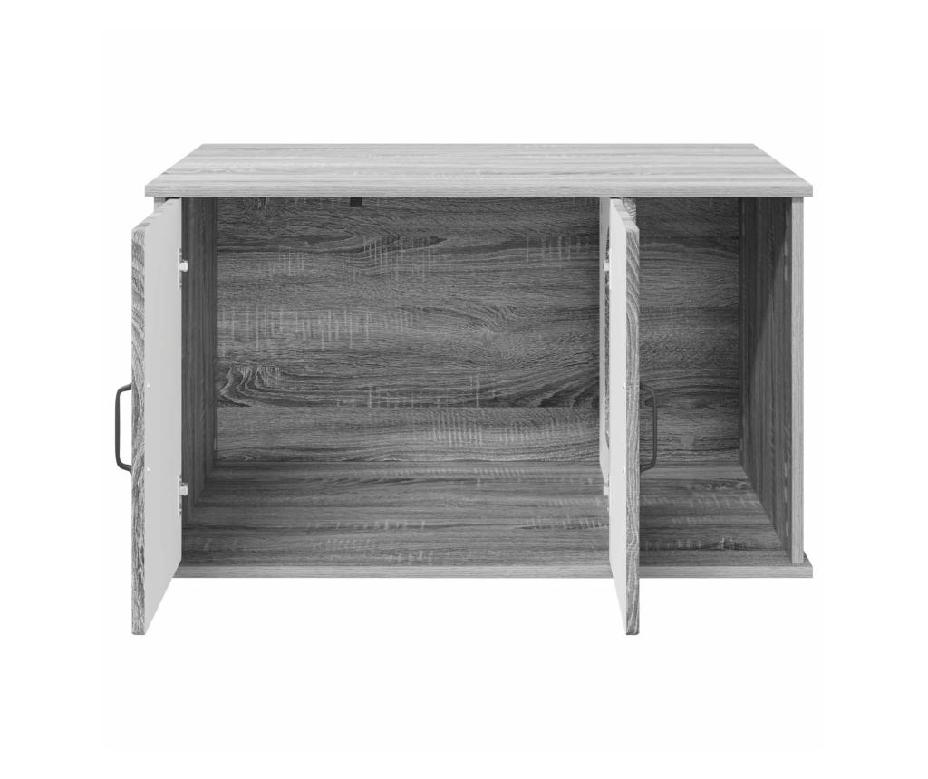Къща за котки Сив Сонома 85 x 55 x 50 см Инженерно дърво - 5