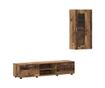Комплект ТВ шкаф с чекмедже FLORIN Старо дърво Инженерно дърво thumbnail 1