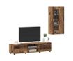 Комплект ТВ шкаф с чекмедже FLORIN Старо дърво Инженерно дърво thumbnail 3