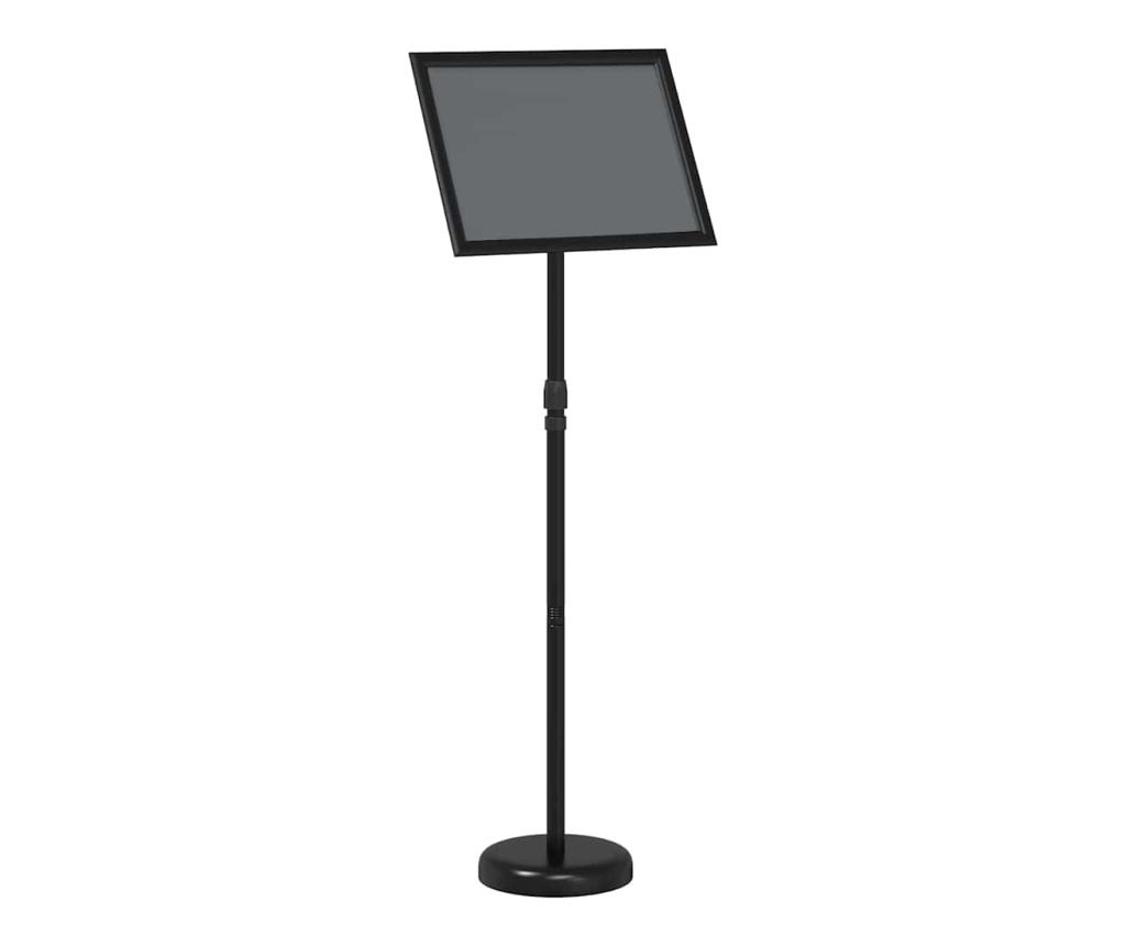 Стендове за търговски прояви Черно 25 x 25 x 125 см Алуминий - 5