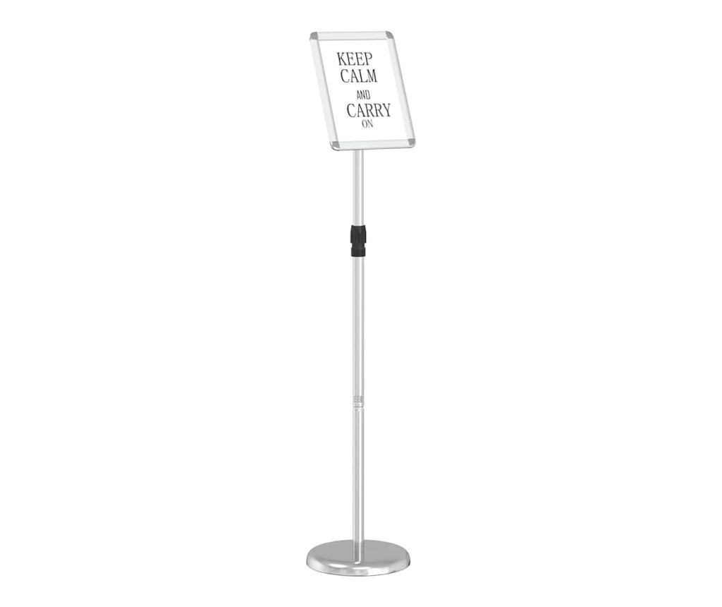 Стендове за търговски прояви Сребрист 25 x 25 x 125 см Алуминий - 3