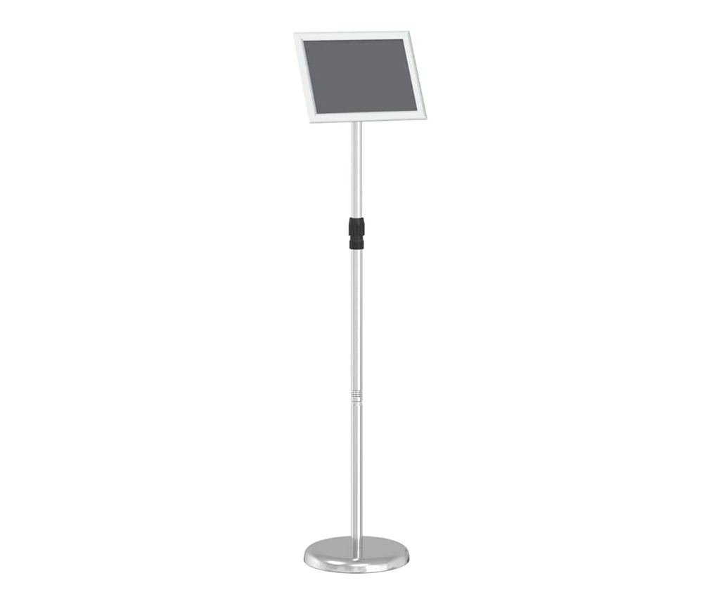 Стендове за търговски прояви Сребрист 25 x 25 x 125 см Алуминий - 5