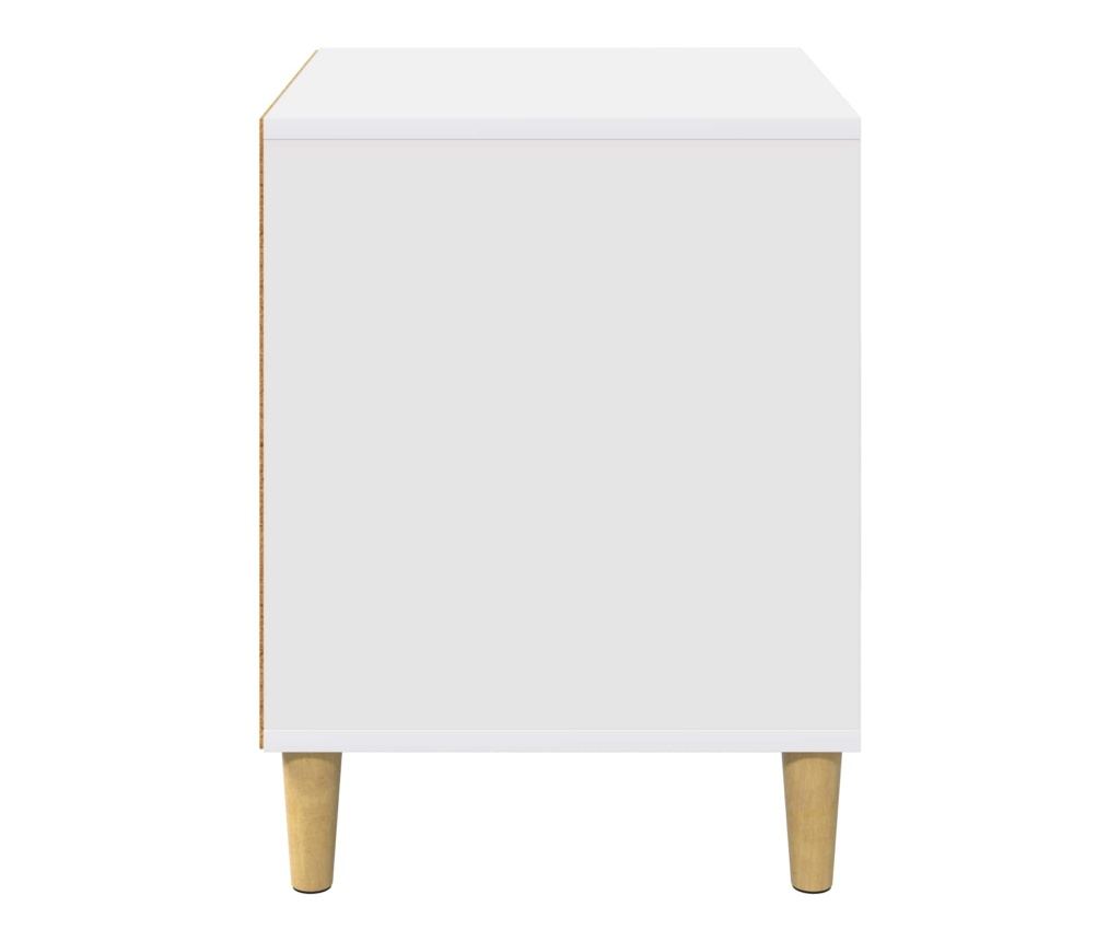 Къща за котки Бяло 42,5 x 40 x 53 см Инженерно дърво - 4