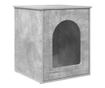 Къща за котки Бетон 53 х 52 х 62 см Инженерно дърво thumbnail 1