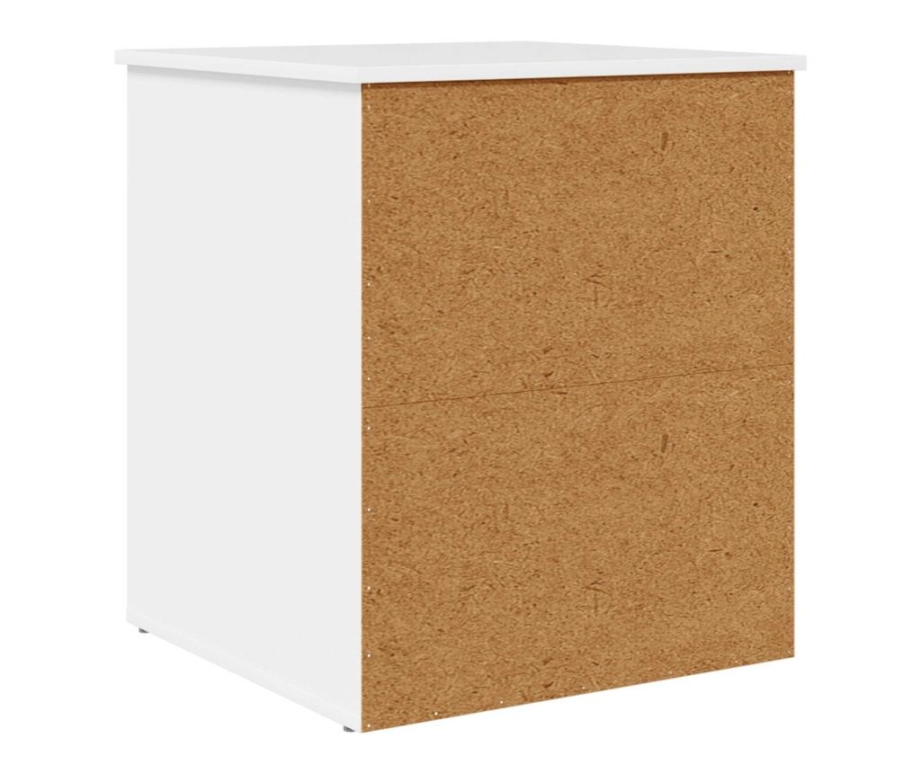 Къща за котки Гланц бяло 53 х 52 х 62 см Инженерно дърво - 7