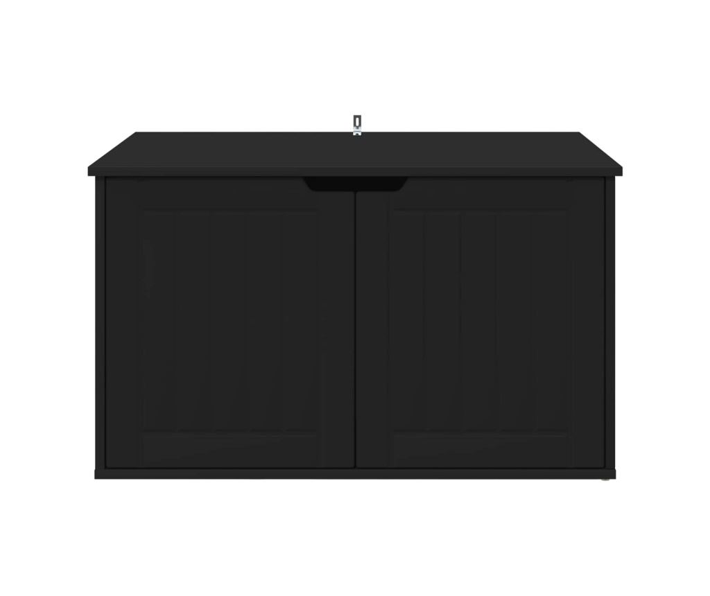 Къща за котки Черно 85 x 55 x 50,5 см Инженерно дърво - 6