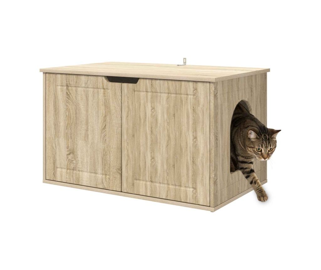 Къща за котки Сонома 85 x 55 x 50,5 см Инженерно дърво - 3