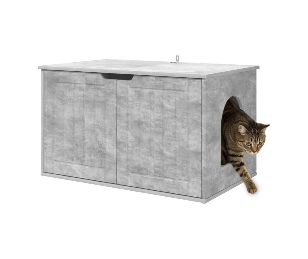 Къща за котки Бетон 85 x 55 x 50,5 см Инженерно дърво - 3