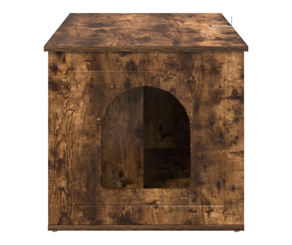 Къща за котки Димян дъб 85 x 55 x 50,5 см Инженерно дърво - 7