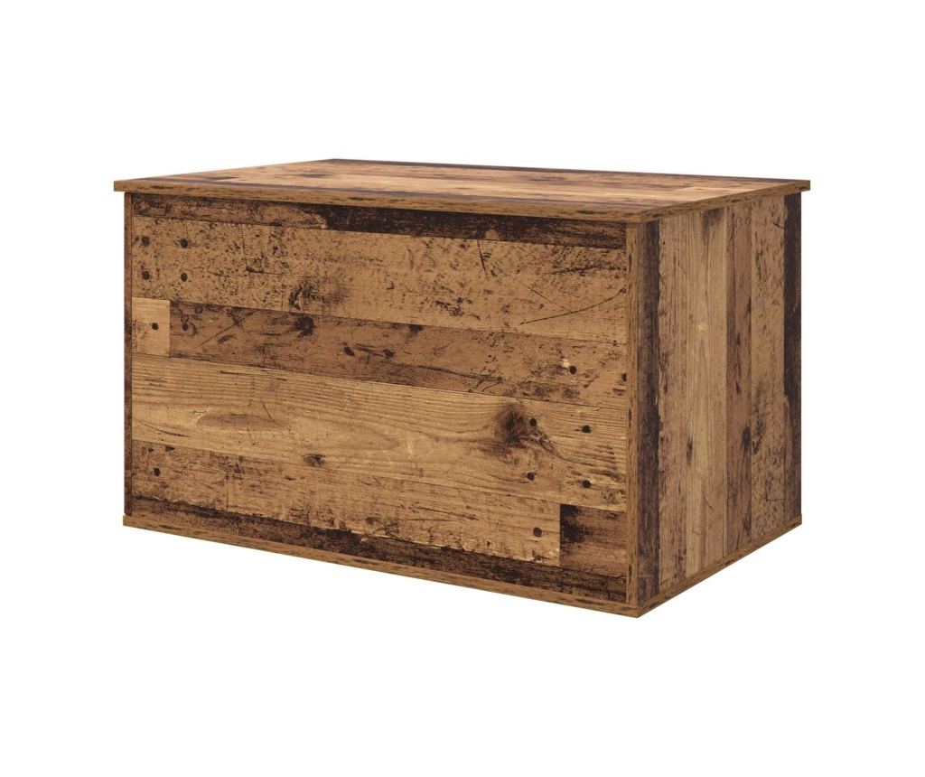 Къща за котки Старо дърво 85 x 55 x 50 см Инженерно дърво - 8