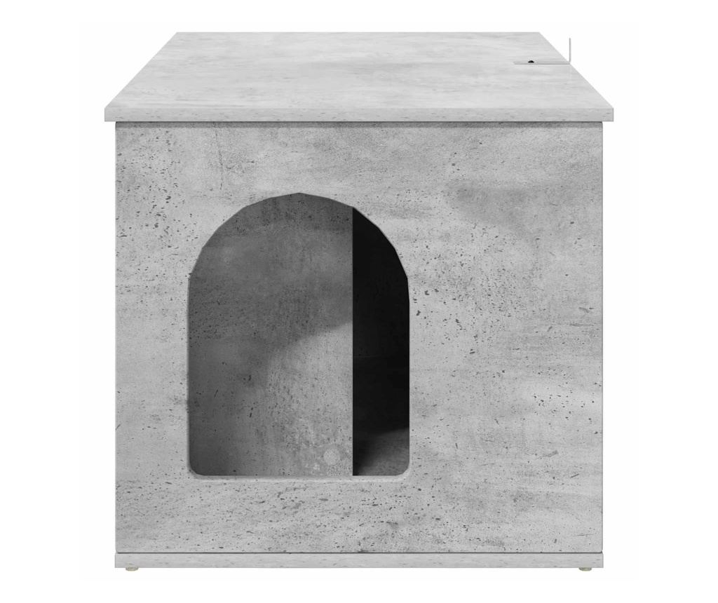 Къща за котки Бетон 85 x 55 x 50 см Инженерно дърво - 7