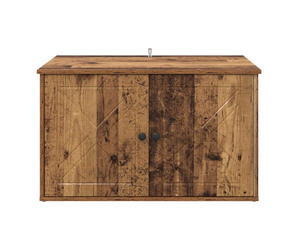Къща за котки Старо дърво 85 x 55 x 50 см Инженерно дърво - 6