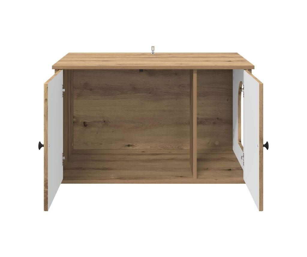 Къща за котки Дъб Артизан 85 x 55 x 50 см Инженерно дърво - 4