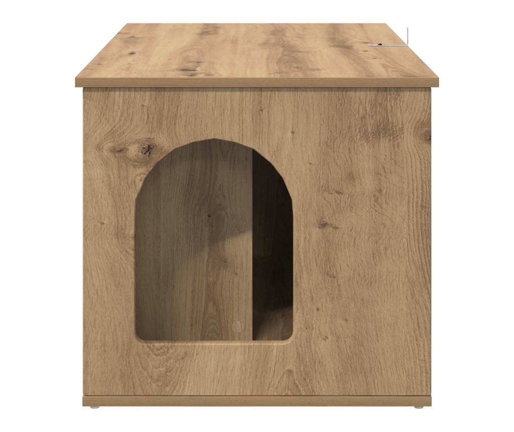 Къща за котки Дъб Артизан 85 x 55 x 50 см Инженерно дърво - 6