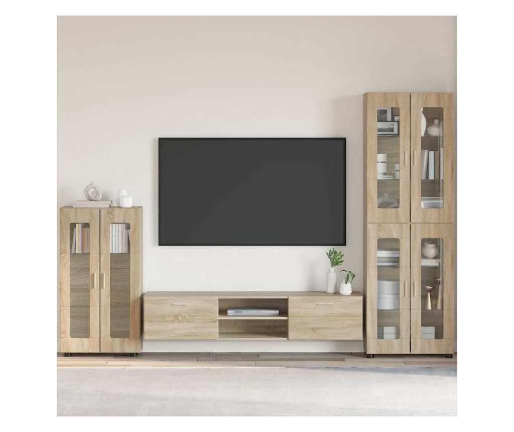 Служебен шкаф с рафт FLORIN Сонома дъб 55,5 x 29 x 103 см - 2