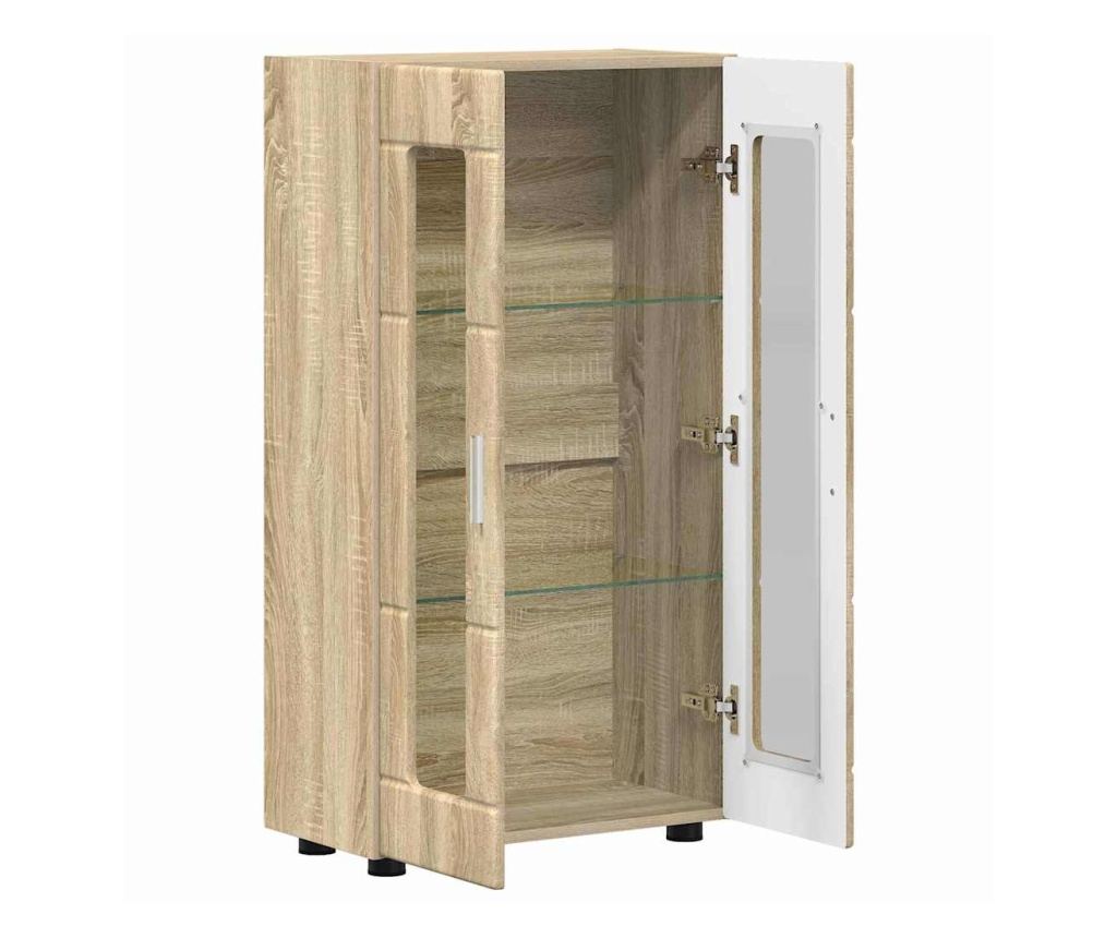 Служебен шкаф с рафт FLORIN Сонома дъб 55,5 x 29 x 103 см - 5