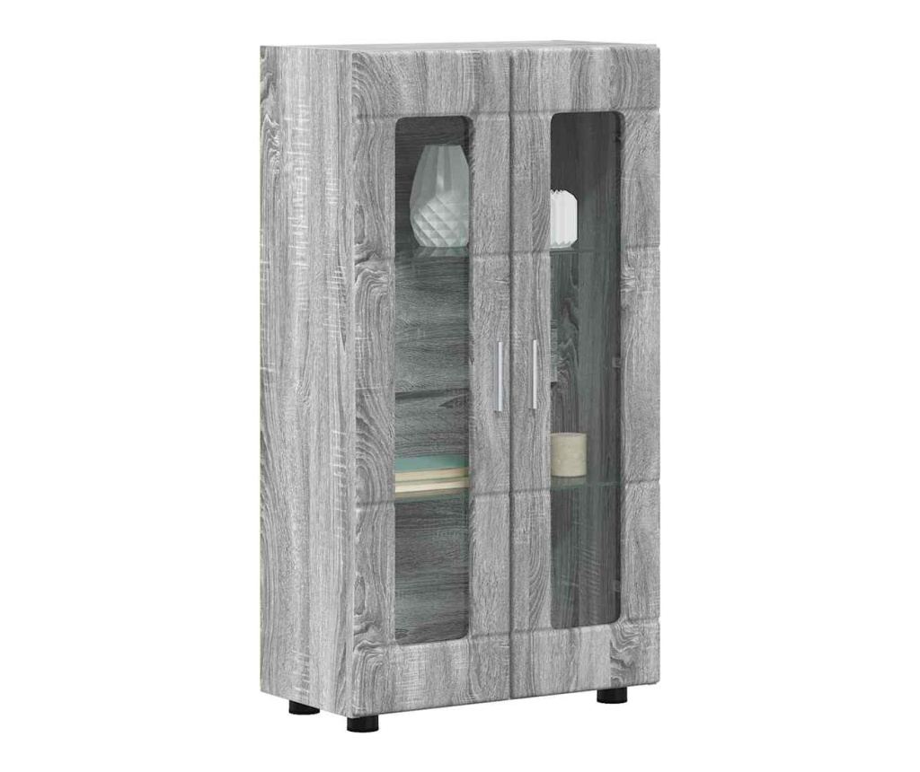 Служебен шкаф с рафт FLORIN Сив Сонома 55,5 x 29 x 103 см - 3