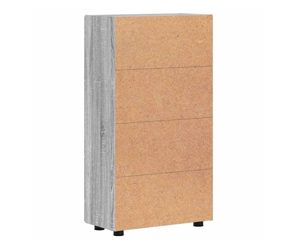 Служебен шкаф с рафт FLORIN Сив Сонома 55,5 x 29 x 103 см - 7